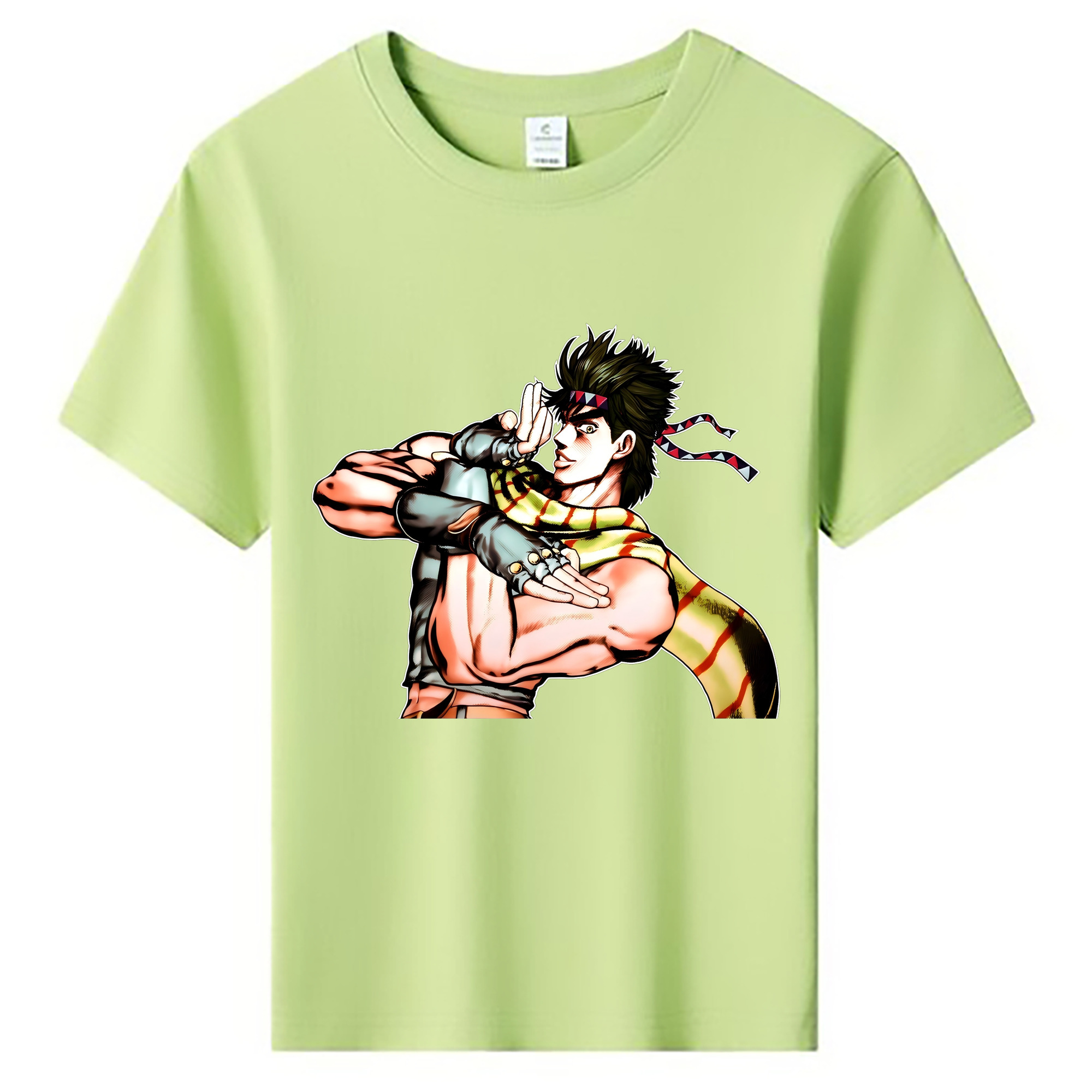 （画像用） ジョジョの奇妙な冒険 ジョセフ?ジョースター JoJo's Bizarre Adventure Joseph Joestar 綿100％キッズTシャツ（フロントプリント）